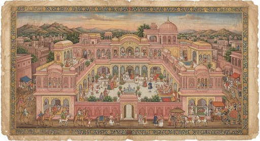 Archival view of Jaipur architecture