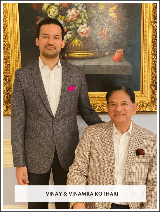 Vinay and Vinamra Kothari