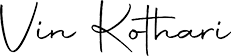 Vinamra Kothari signature